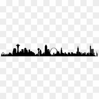 Skyline - Silhouette Clipart