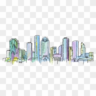 Houston-skyline - Skyscraper Clipart