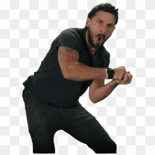 Shia Labeouf Fists - Just Do It Transparent Clipart