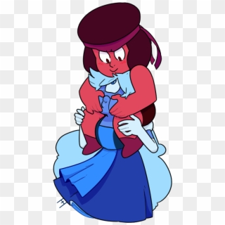 Ruby And Sapphire Piggyback - Steven Universe Ruby And Sapphire Png Clipart