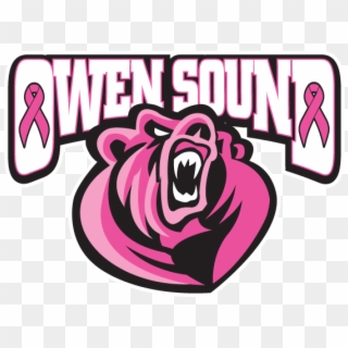 The Canadian Cancer Society Is Partnering With - Owen Sound Attack Logo Clipart