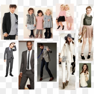 Outfit Inspiration Fall Family - Pink Black And Gray Family Clipart