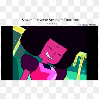 Print - Steven Universe Stronger Than You Violin Sheet Music Clipart