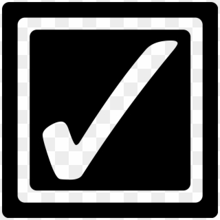 Open - White Checkbox Icon Png Clipart