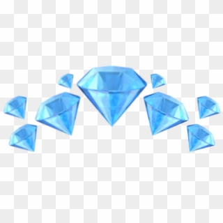 Diamond Emoji Emojis Crown Diamante Idk Celeste Corona - Triangle Clipart