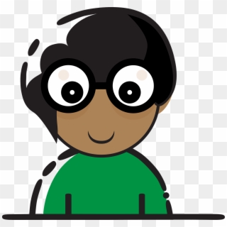 Cartoon Gamers With Glasses Clipart