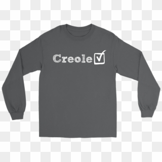 Creole Checkbox Unisex Long Sleeve Tee - Long-sleeved T-shirt Clipart