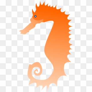 Brown Clipart Seahorse - Illustration - Png Download