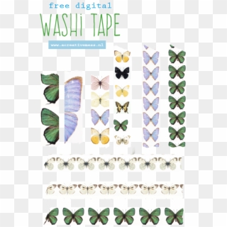 Washi Tape Png - Papilio Machaon Clipart