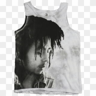 Bob Marley T-shirt - Active Tank Clipart