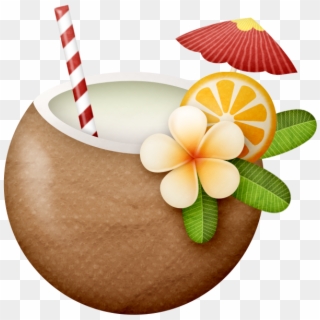 Coconut Clipart Hawaii - Hawaiian Coconut Clip Art - Png Download