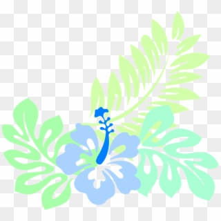 Small - Hawaiian T Shirt Flower Design Clipart