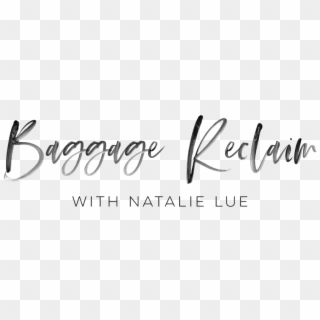 Baggage Reclaim With Natalie Lue - Calligraphy Clipart