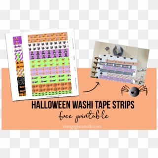 Today, I Am Releasing This Set Of Halloween Washi Tape Clipart