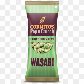 Cornitos - Cornitos Pop N Crunch Coated Green Peas Wasabi Clipart