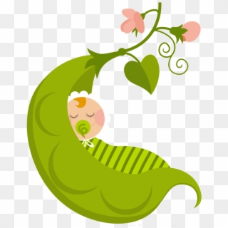 Png Transparent Baby Pea Pod Png Transparent Baby Pea - Baby In A Pod Clipart