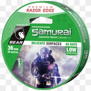 Bear 36mm X 50m Samurai Low Tack Washi Tape - Shoot Rifle Clipart