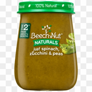 Naturals Just Spinach, Zucchini & Peas Jar Clipart