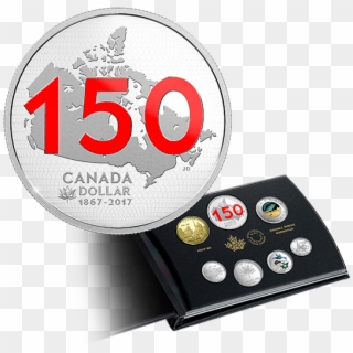 2017 Canada 150 Silver Dollar Proof Set & 2 X 50-cent Clipart