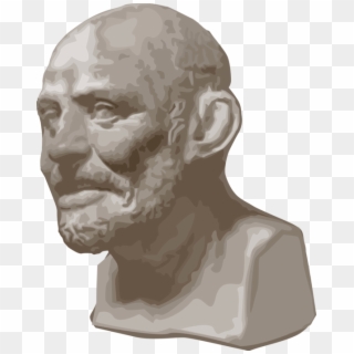 Vector Illustration Of Democritus Ancient Greek Pre-socratic - Transparent Image Png Democritus Clipart