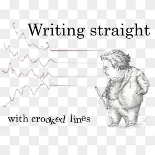 Writing Straight With Crooked Lines Clipart