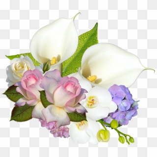 Cluster Scrapbooking Wedding Flowers Romance Calla - Women Of Paradise Clipart