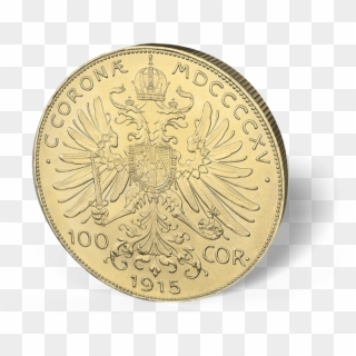 Picture Of Austria Gold 100 Coronas Clipart