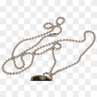 Metal Neck Chain For Dog Tags - Png Images Of Silver Chains For Dog Tags Clipart
