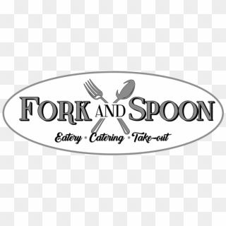 Spoon And Fork Eatery Logo Clipart