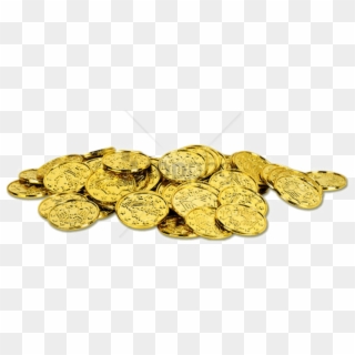 Free Png Gold Coins Treasure Png Png Image With Transparent - Gouden En Zilveren Munten Clipart
