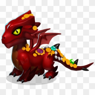 Treasure Dragon Baby Clipart