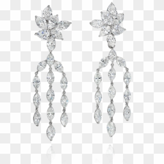 Chandelier Diamond Earrings - Earrings Clipart