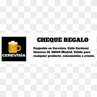 Cheque Regalo Cerevisia Png Cheque Regalos - Cylinder Clipart