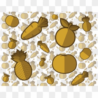 Patrón De Frutas - Pineapple Clipart