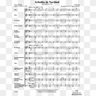 Arbolito De Navidad Thumbnail - Humperdinck Hänsel Und Gretel Suite Score Clipart