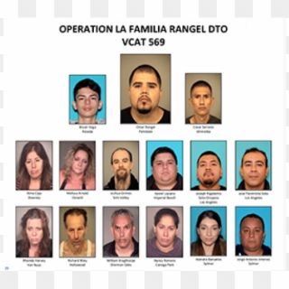 15 Arrested In $10,000,000 “operation La Familia” Drug - Sinaloa Cartel Ventura County Clipart