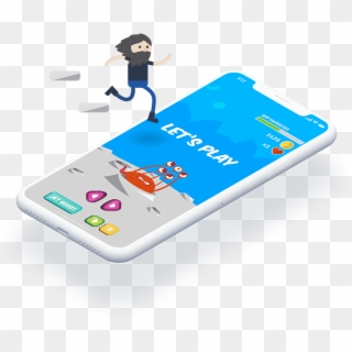 Mobile App Marketing For Gaming Apps - Smartphone Clipart