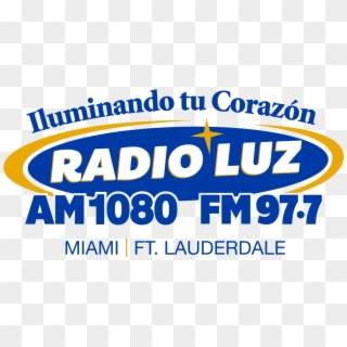 1080 Am Radio Luz Miami - Oval Clipart