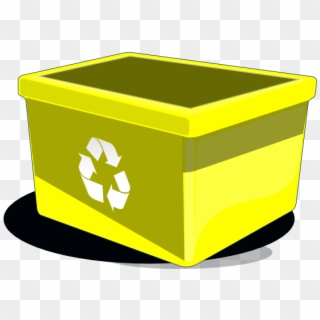 Yellow Recycle Bin Png Clipart