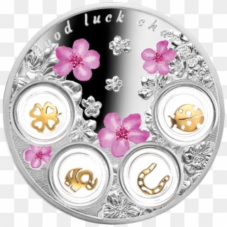 Niue 2017 5$ Good Luck Charms - Монета Талисманы Счастья Clipart