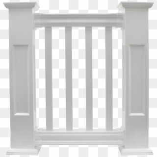 V410 With Square Vinyl Balusters - Bench Clipart