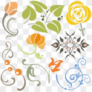 Simple Painting Pattern Design Vector Graphics Clipart