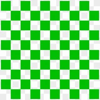 Checkerboard Green Patterns Pattern Checkered - Black And Yellow Checker Clipart
