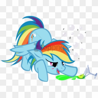 Free Png Download Mlp Rainbow Dash Drunk Png Images - Mlp Rainbow Dash Drunk Clipart