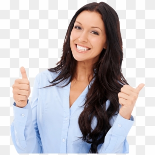Mujer Png - Thumbs Up Woman Png Transparent Clipart