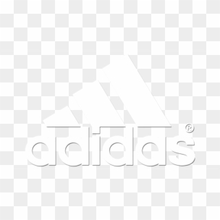 adidas logo white