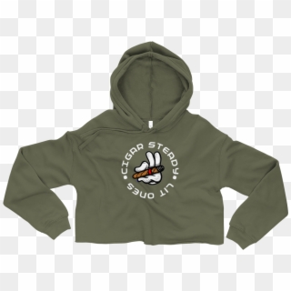 “lit Ones” Crop Hoodie - Sweatshirt Clipart