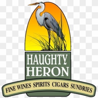 The Haughty Heron Invites You To Enjoy A Bottle Of - Haughty Heron Port St Joe Clipart