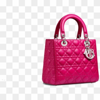 Pink Fashion Christian Bag Dior Handbag Lady Clipart - Bila Lady Dior S - Png Download