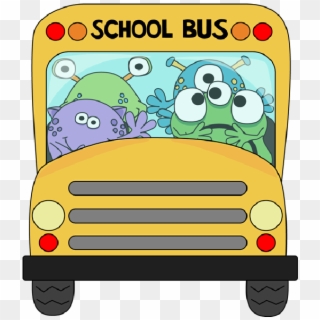 School Bus Images Funny Wikiclipart - Little Monsters At School Clipart - Png Download